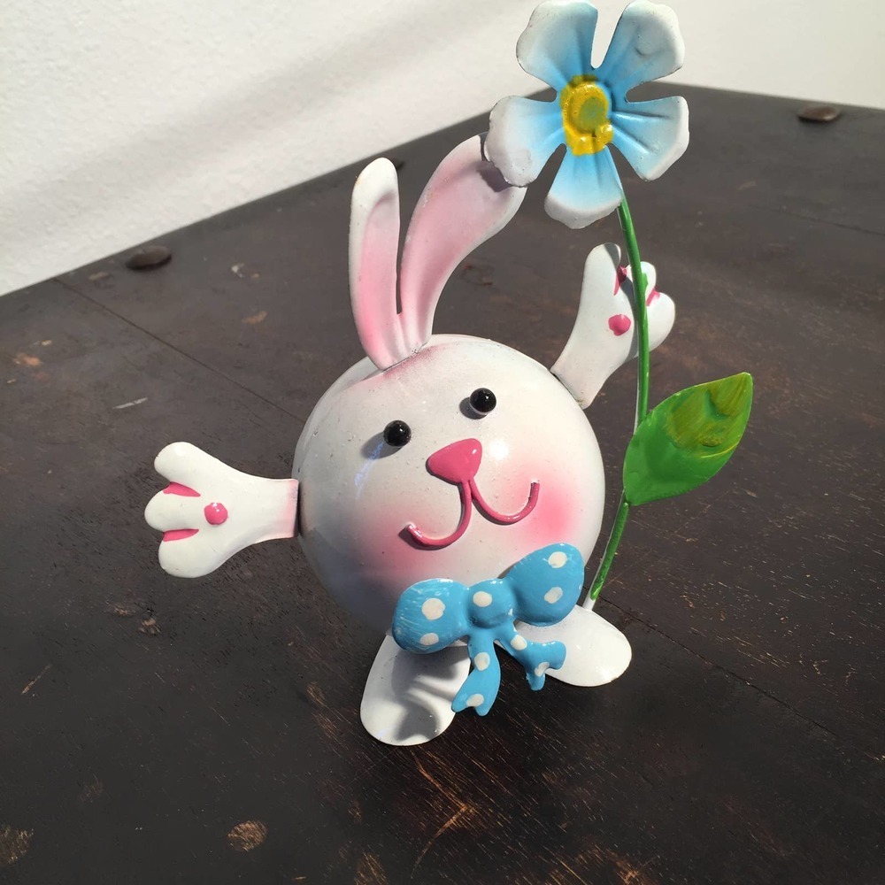 White Rabbit Decoration Figure - Picture 1 of 7